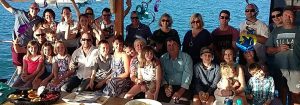 Family Celebration on Private Charter Sundowner Cruise